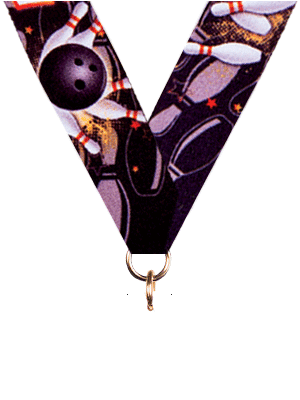 Sport Ribbons Bowling Ribbons