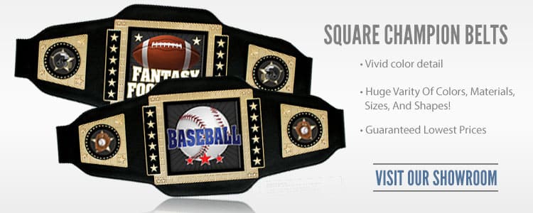 Square Champion Belts