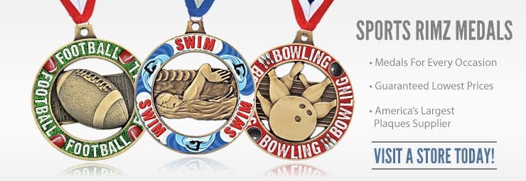 70 Sports Rimz Medals