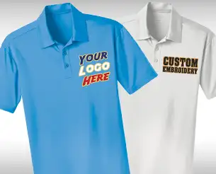 embroidered polos